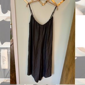 Wide leg romper